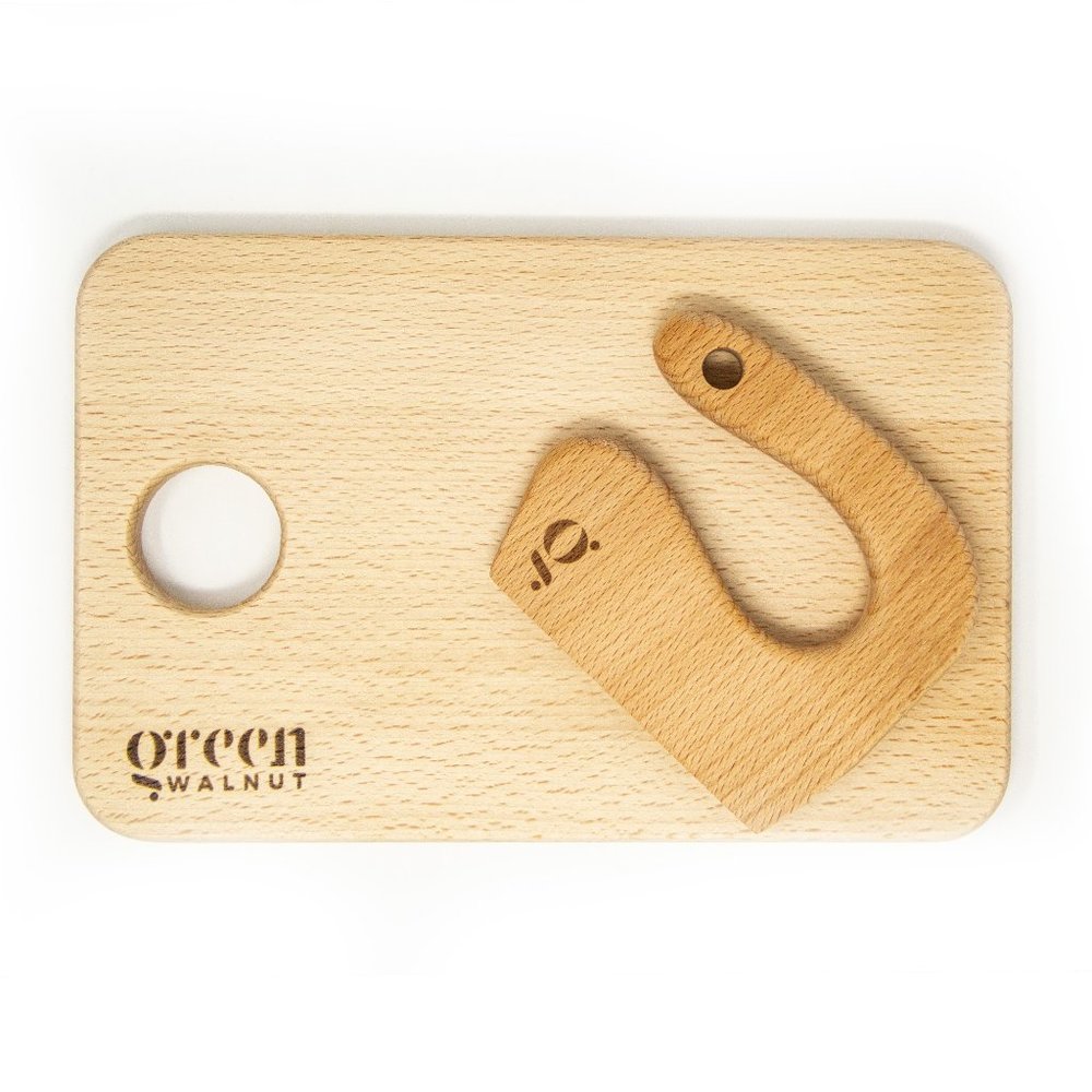 Wooden Knife & Cutting Board For Kids